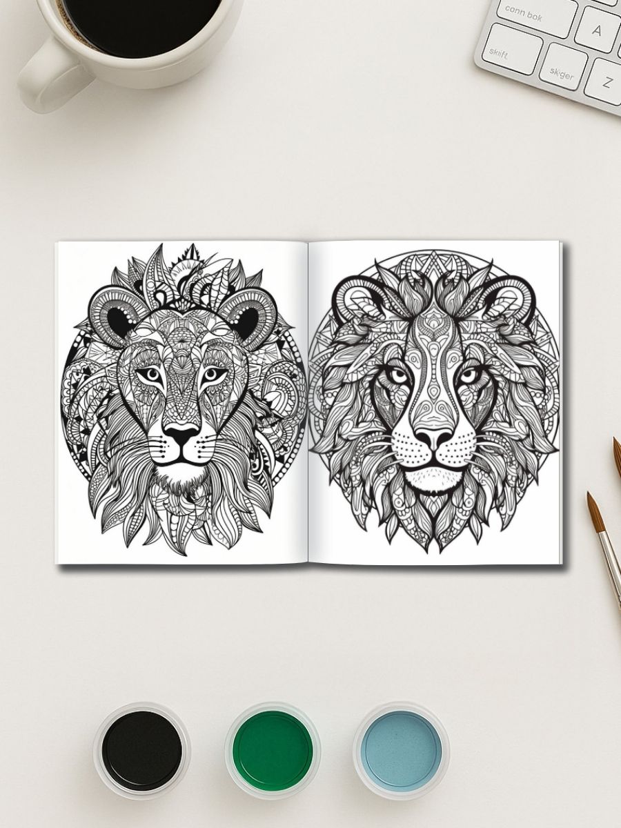 Mandala Animal Spirits – 50 Decorative Animal Pages - Image 2